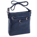 Parinda CLARICE II (Navy) Multi Belt Adorned Vertical Crossbody